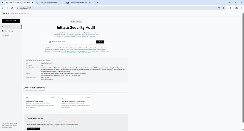 Thumbnail for the latest AI security build post on LinkedIn